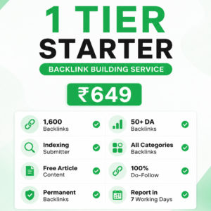 1 Tier Starter - Backlink Basket